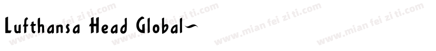 Lufthansa Head Global字体转换